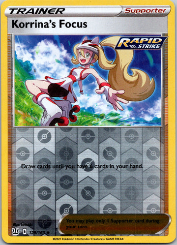 Korrina's Focus [128/163] [Battle Styles] Reverse Holofoil