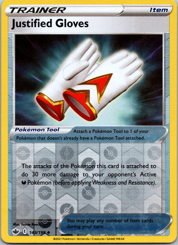 Justified Gloves [143/198] [Chilling Reign] Reverse Holofoil
