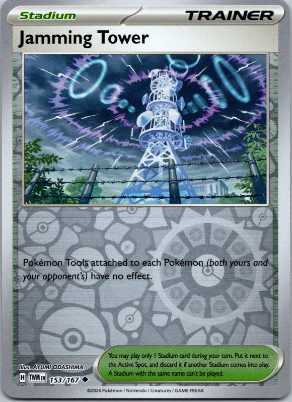 Jamming Tower [153/167] - (Twilight Masquerade) Reverse Holofoil