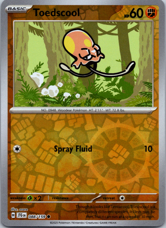 Toedscool [088/159] [Journey Together] Reverse Holofoil