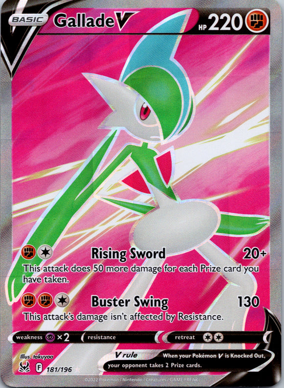 Gallade V (181/196) [Sword & Shield: Lost Origin]