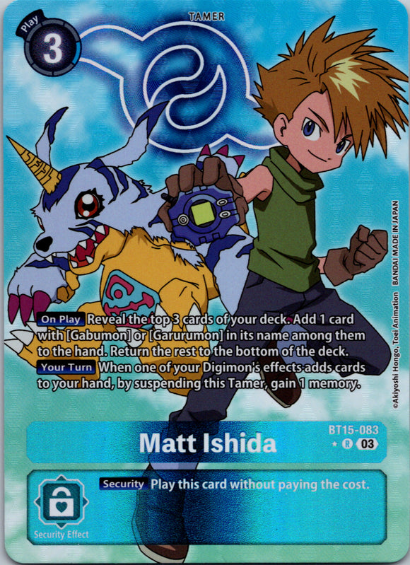 Matt Ishida (Alternate Art) [BT15-083] [Exceed Apocalypse] Foil