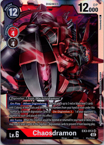 Chaosdramon [EX3-013] [Draconic Roar] Foil