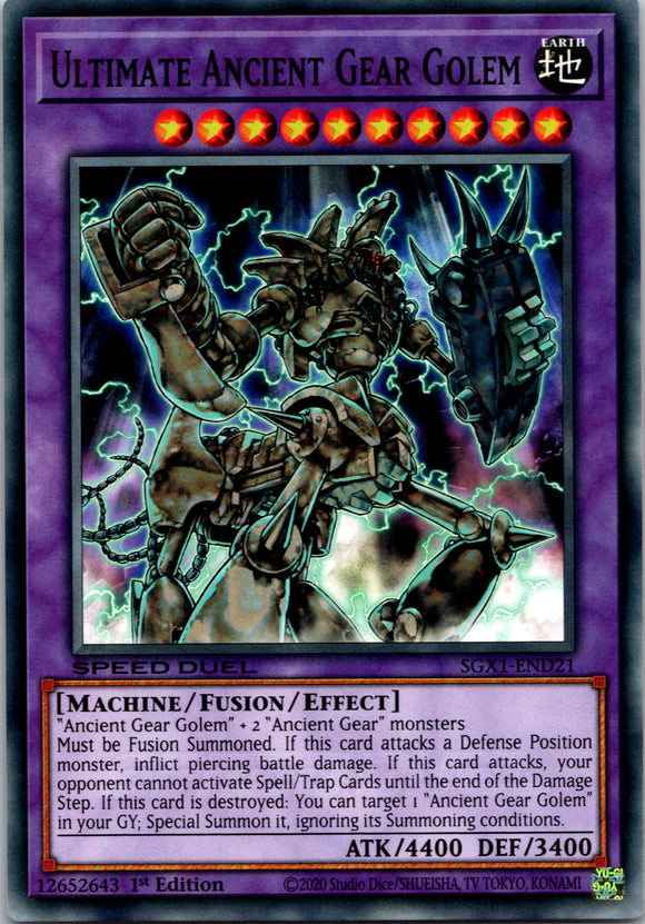 Ultimate Ancient Gear Golem [SGX1-END21] Common