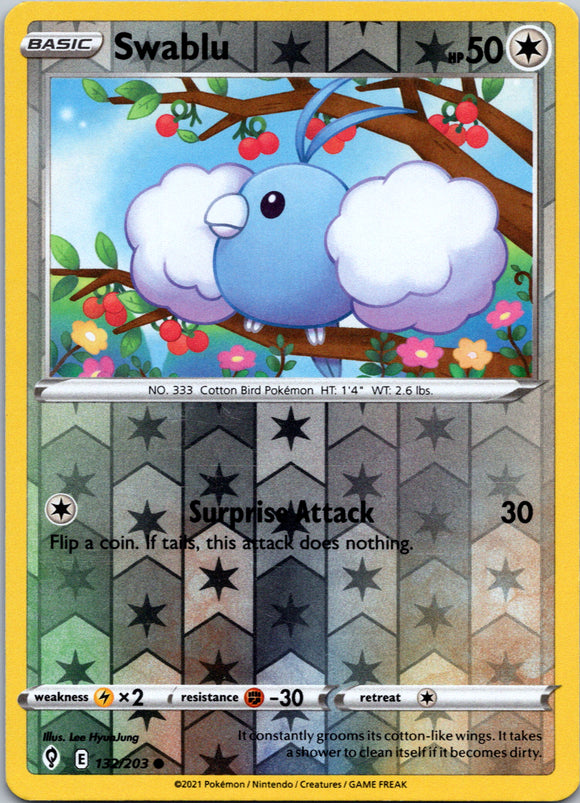 Swablu [132/203] [Evolving Skies] Reverse Holofoil