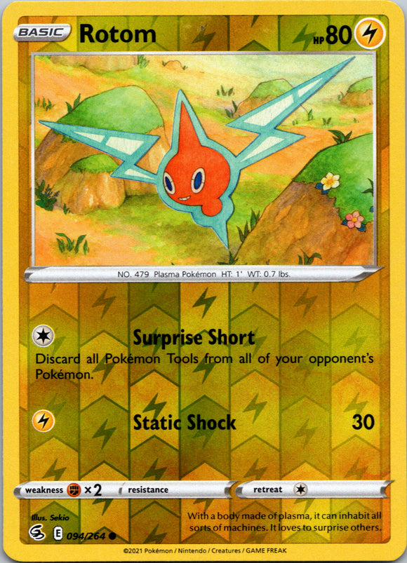 Rotom [094/264] [Fusion Strike] Reverse Holofoil