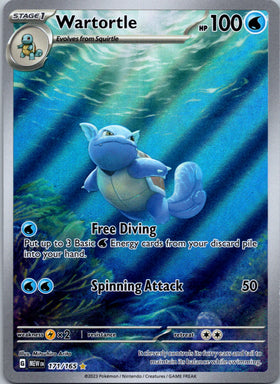 Wartortle (171/165) [Scarlet & Violet:  151] Holofoil