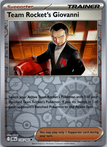 Team Rocket's Giovanni [174/182] [Destined Rivals] Reverse Holofoil