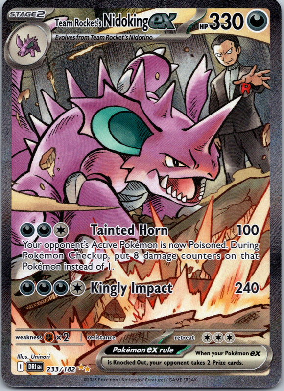 Team Rocket's Nidoking ex - 233/182 [233/182] [Destined Rivals] Holofoil
