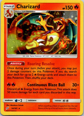 Charizard (014/181) [Sun & Moon: Team Up] (Deck Exclusive)