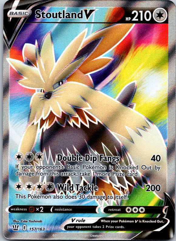 Stoutland V (Full Art) [157/163] [SWSH05: Battle Styles]