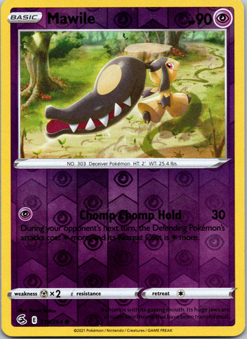 Mawile [119/264] [Fusion Strike] Reverse Holofoil