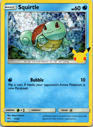 Squirtle [17/25] - McDonalds Collection 2021 Holofoil