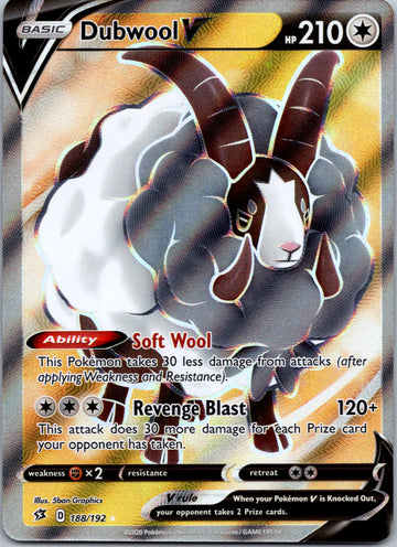 Dubwool V (188/192) [Sword & Shield: Rebel Clash]