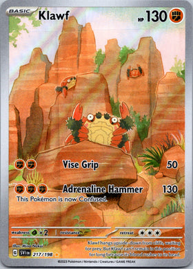 Klawf - 217/198 [217] - (SV01 Scarlet & Violet Base Set) Holofoil