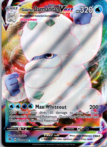 Galarian Darmanitan VMAX [037/185] [SWSH04: Vivid Voltage]