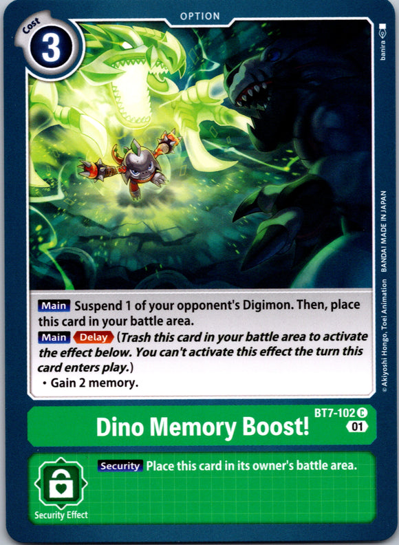 Dino Memory Boost! [BT7-102] [Next Adventure] Normal