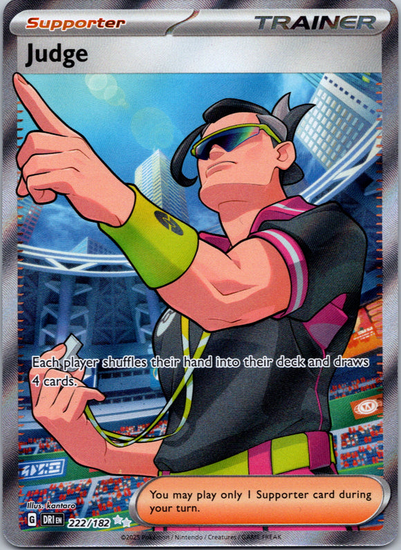 Judge - 222/182 [222/182] [Destined Rivals] Holofoil