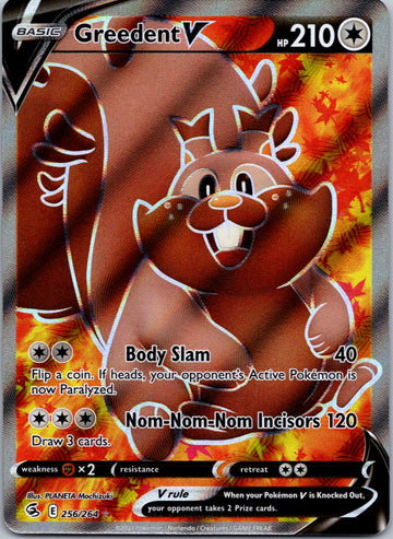 Greedent V (256/264) [Sword & Shield: Fusion Strike]