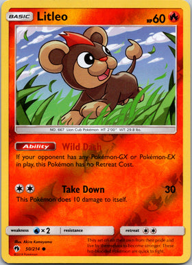 Litleo [50/214] [Lost Thunder] Reverse Holofoil