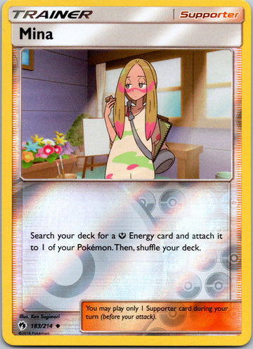 Mina [183/214] [Lost Thunder] Reverse Holofoil