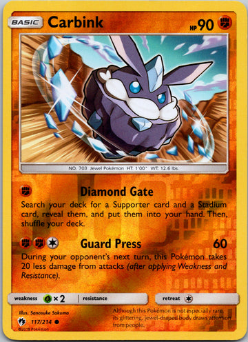 Carbink (117) [117/214] [Lost Thunder] Reverse Holofoil