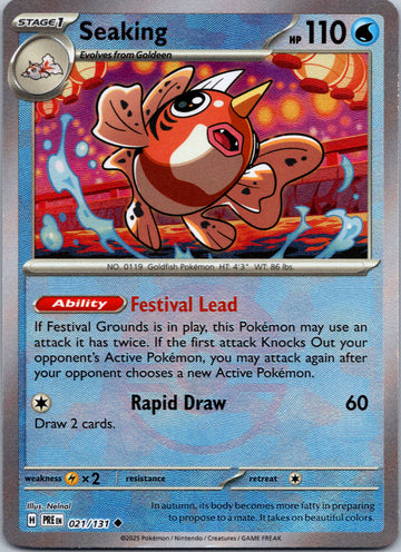 Seaking (Poke Ball Pattern) [021/131] - (Prismatic Evolutions) Holofoil