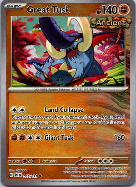 Great Tusk (Poke Ball Pattern) [055/131] - (Prismatic Evolutions) Holofoil