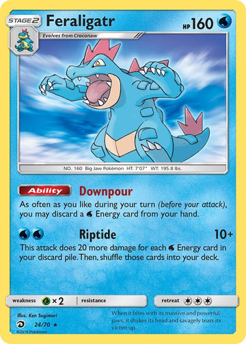 Feraligatr [24/70] [Dragon Majesty] Holofoil