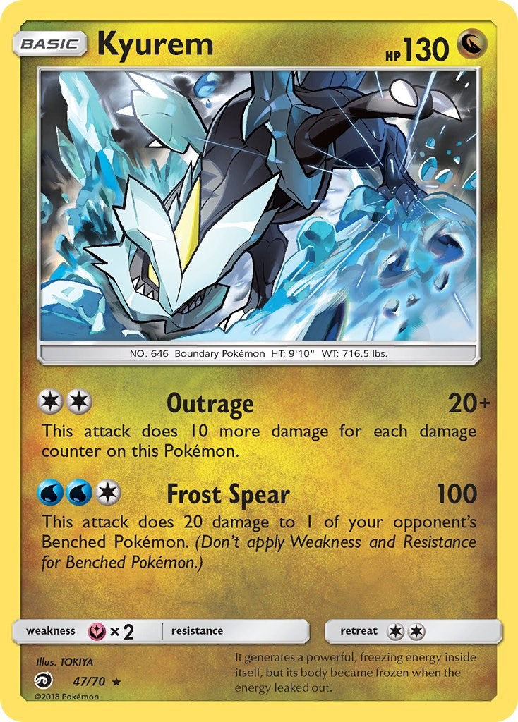 Kyurem [47/70] [Dragon Majesty] Reverse Holofoil