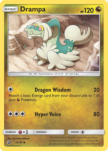 Drampa [51/70] [Dragon Majesty] Reverse Holofoil