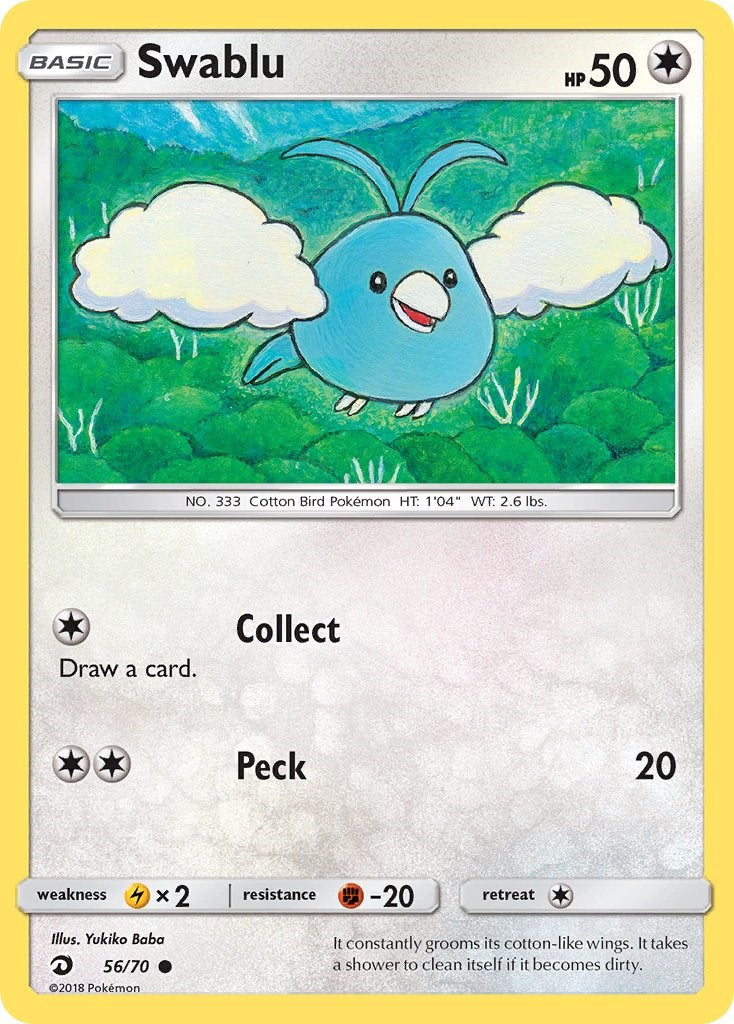 Swablu [56/70] [Dragon Majesty] Reverse Holofoil