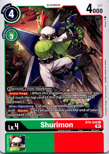 Shurimon [BT8-048] [New Awakening] Normal