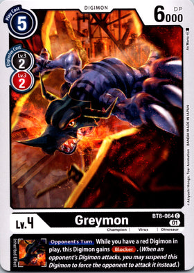 Greymon [BT8-064] [New Awakening] Normal