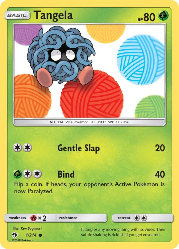 Tangela [1/214] [SM - Lost Thunder] Reverse Holofoil