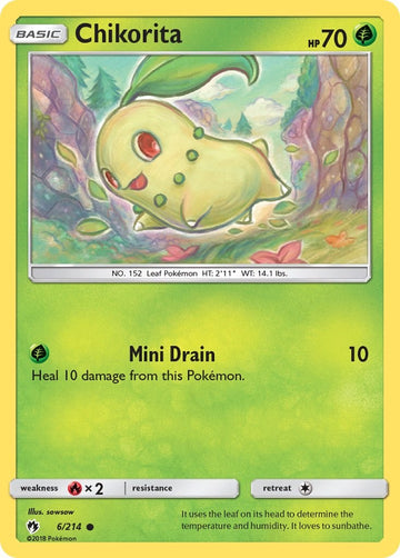 Chikorita (006/214) [Sun & Moon: Lost Thunder]