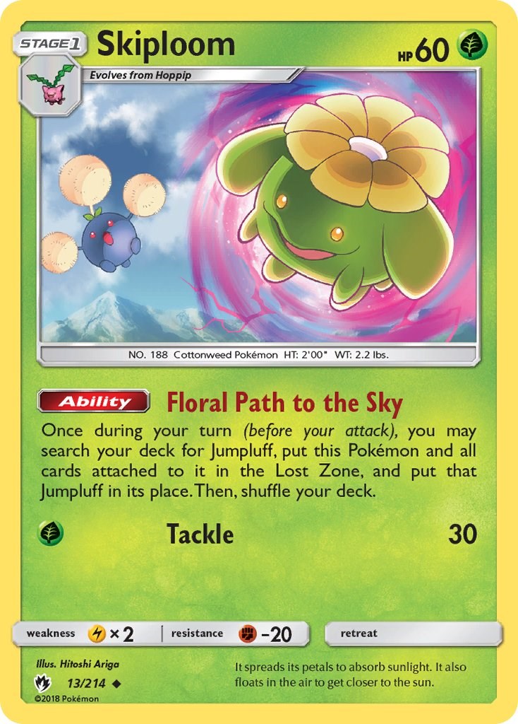 Skiploom [13/214] [SM - Lost Thunder] Reverse Holofoil