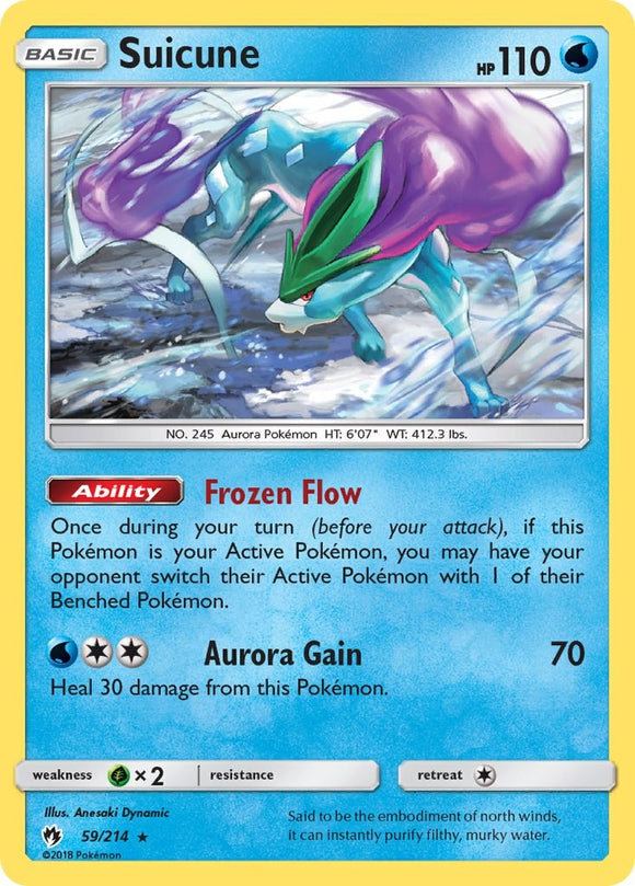 Suicune [59/214] [SM - Lost Thunder] Reverse Holofoil