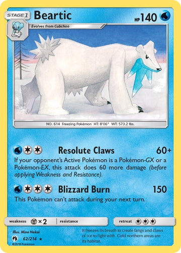Beartic (062/214) [Sun & Moon: Lost Thunder]