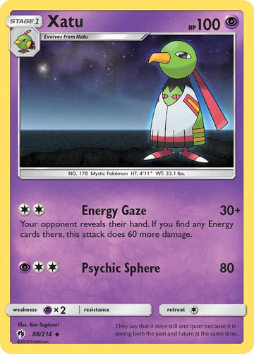 Xatu (088/214) [Sun & Moon: Lost Thunder]