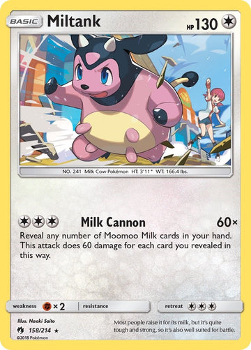 Miltank [158/214] [SM - Lost Thunder] Reverse Holofoil