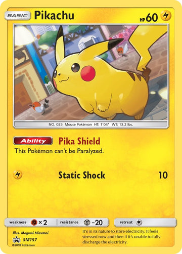 Pikachu - SM157 [SM157] [SM Promos] Holofoil