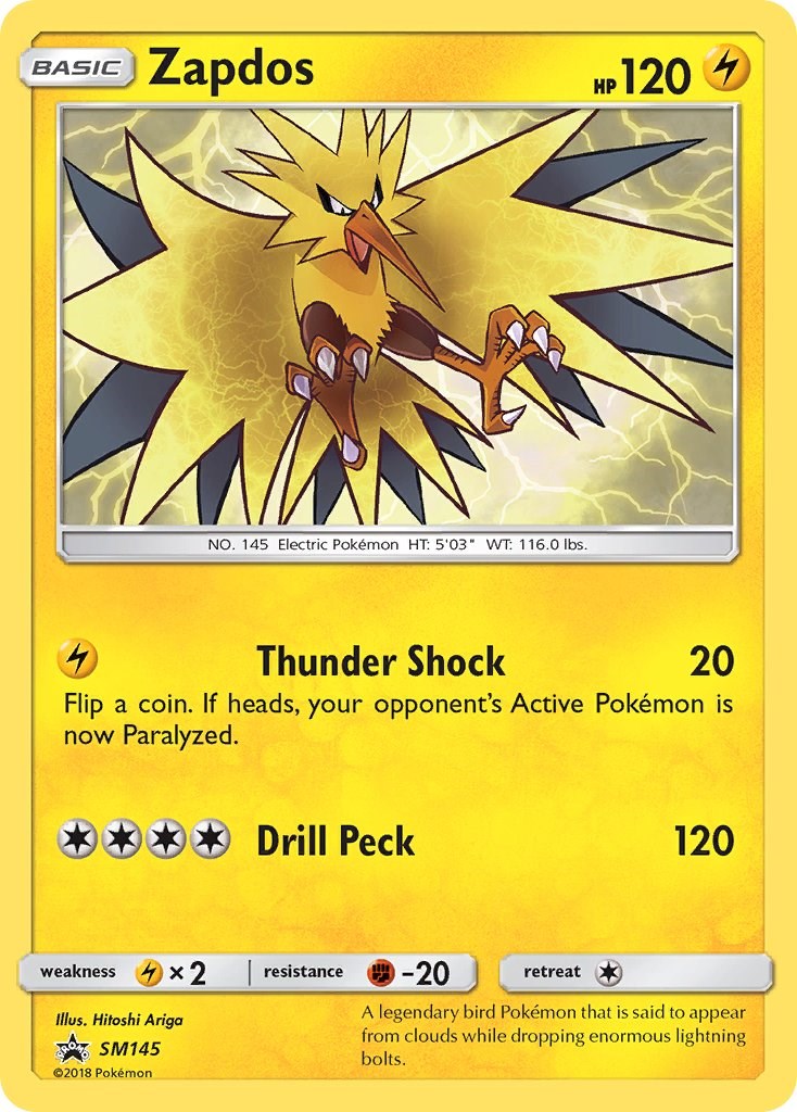 Zapdos - SM145 [SM145] [SM Promos] Holofoil