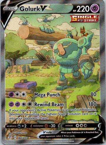 Golurk V (182/203) [Sword & Shield: Evolving Skies]