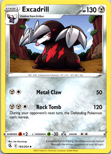 Excadrill (183/264) [Sword & Shield: Fusion Strike]