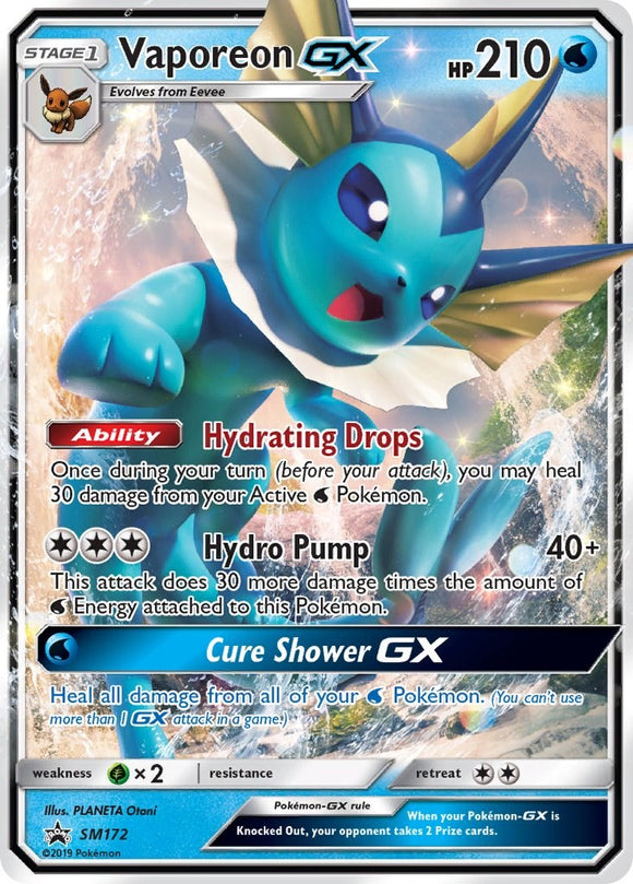 Vaporeon GX - SM172 [SM172] [SM Promos] Holofoil
