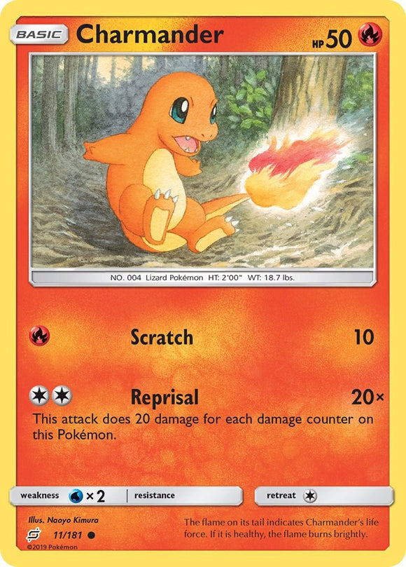 Charmander (11) [11/181] [SM - Team Up] Reverse Holofoil