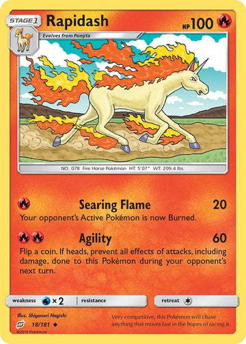 Rapidash [18/181] [SM - Team Up] Reverse Holofoil