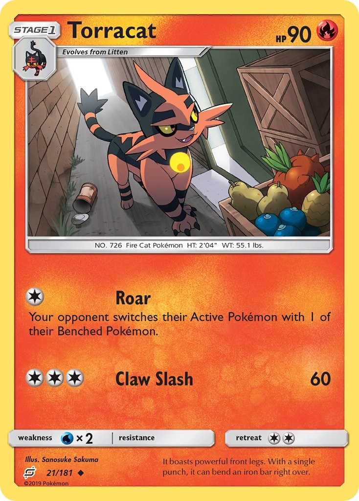 Torracat [21/181] [SM - Team Up] Reverse Holofoil