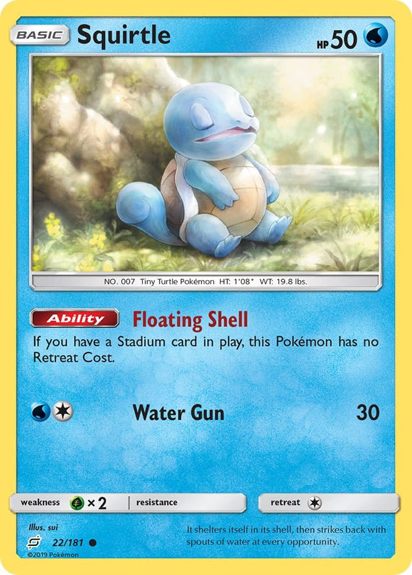 Squirtle (022/181) [Sun & Moon: Team Up]